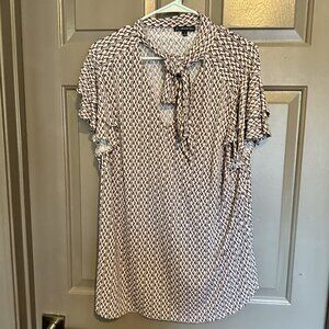 1X Adrianna Pappell Geometric Blouse